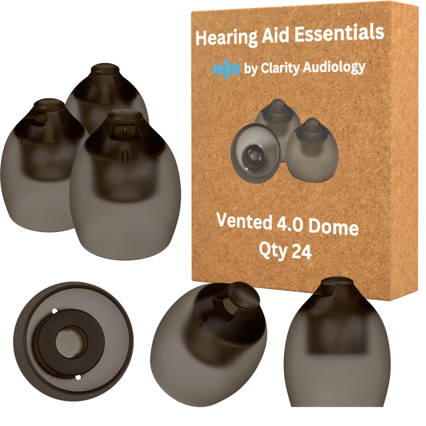 Phonak 4.0 Domes - Vented, Small (7.5MM), Qty 24